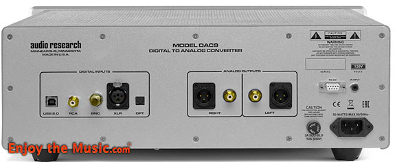 Audio Research DAC9 Digital-To-Analog Converter (DAC) Review