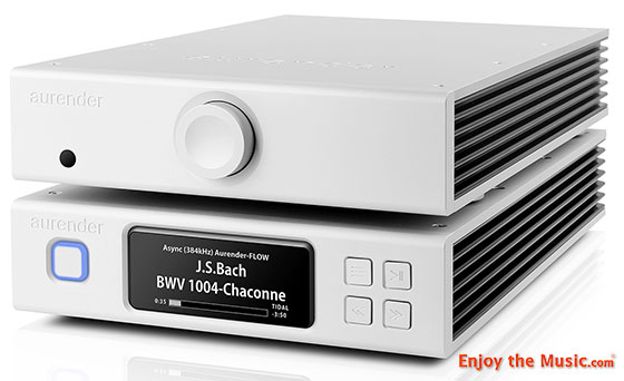 Aurender N100H Caching Network Streamer Plus X725 USB DAC / Amplifier