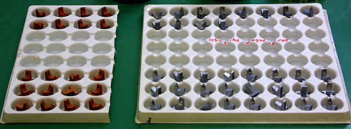 Cartridge Bodies Awaiting Assembly