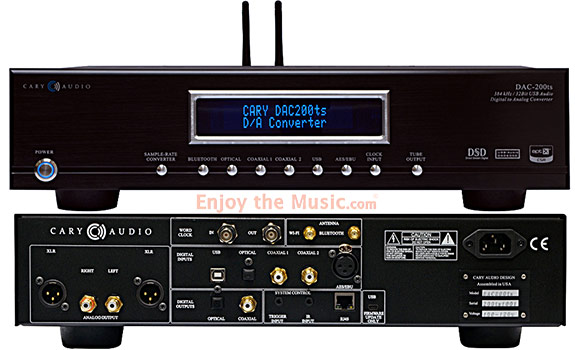 Cary Audio DAC-200ts Stereo DAC With Preamplifier