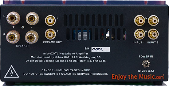 David Berning microZOTL 2.0 Headphone Amplifier