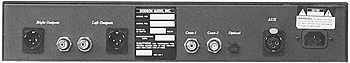 Dodson DA-218 Digital To Analog Converter Rear Panel