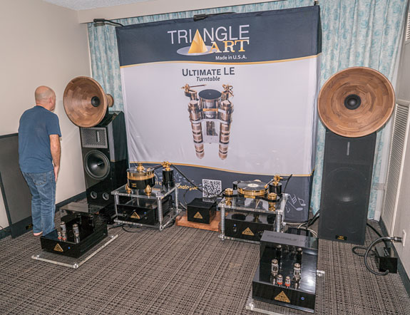 TriangleArt's Terrific Sound @ FLAX 2023 Analog heaven for vinyl, vacuum tube, and horn speaker lovers.