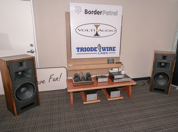 Triode Wire Labs, Volti Audio, And BorderPatrol Audio Sensational system synergy wins again!