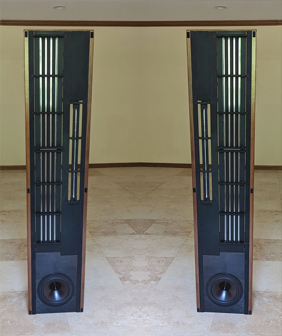Eminent Technology LFT8c Floorstanding Loudspeaker Review Dipole done well. Review By Jules Coleman