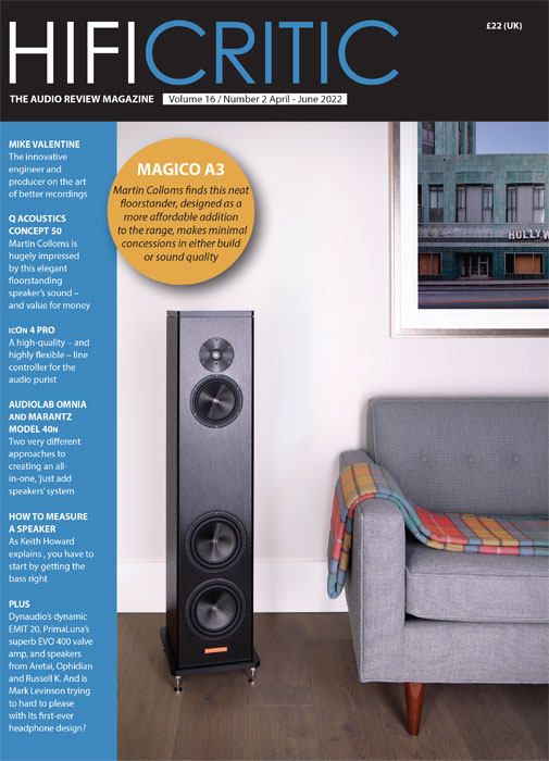 HIFICRITIC Volume 16 Number 2 April / May / June 2022