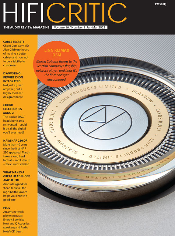 HIFICRITIC Volume 16 Number 1 January / February / March 2022