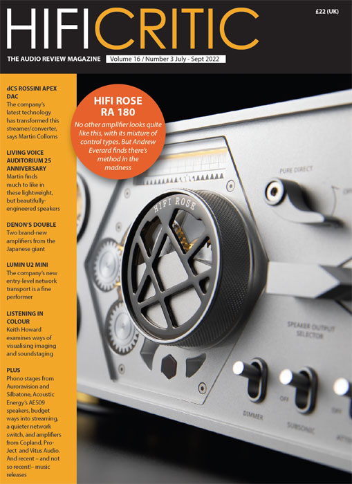 HIFICRITIC Volume 16 Number 3 July / August / September 2022: The Future Of Audio