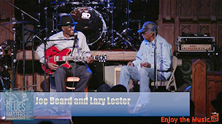 Joe Beard and Lazy Lester -- Blues Masters at the Crossroads 2014 Concert