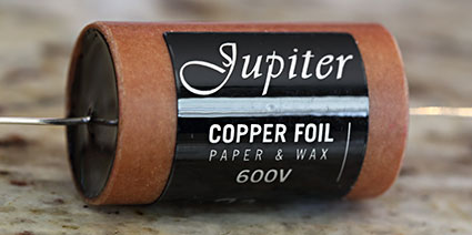 Jupiter Copper Foil Paper & Wax Capacitor