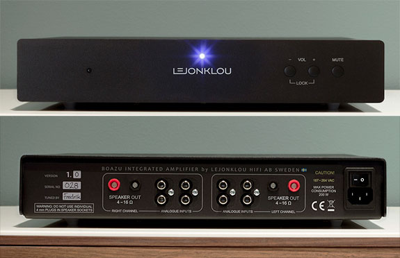Lejonklou Boazu Stereo Integrated Amplifier Review Enjoying music presented intact, in balance, and fully rendered. Review By Jules Coleman
