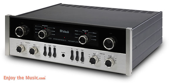 McIntosh MC75 Monoblock Tube Amplifier And C22 Tube Preamplifier