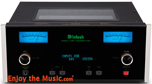 McIntosh C2600 Vacuum Tube Stereo Preamplifier With DAC And Phono Stage Review