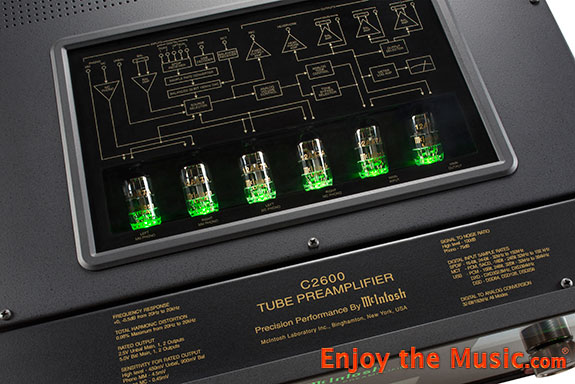 McIntosh C2600 Vacuum Tube Stereo Preamplifier Review