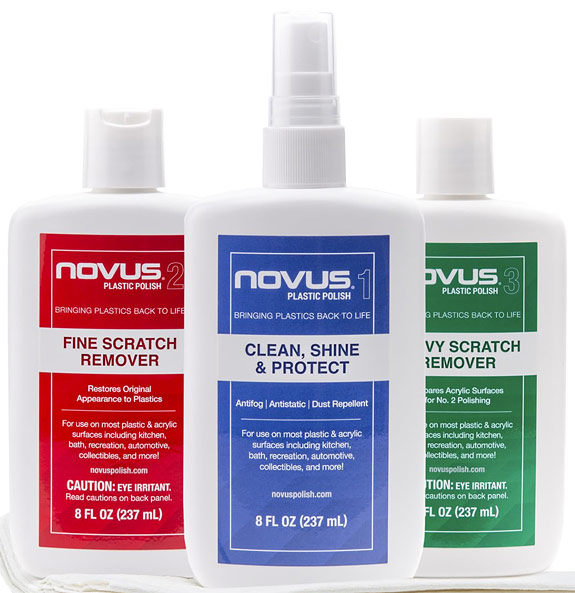 Novus... Cleans, Protects, And Revitalizes Compact Discs (CDs) A great way to fix your scratched up compact discs (CDs).