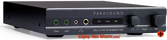 Parasound Zdac v.2 DAC And Headphone Amplifier