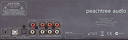 Peachtree Audio novaPre Preamplifier / DAC