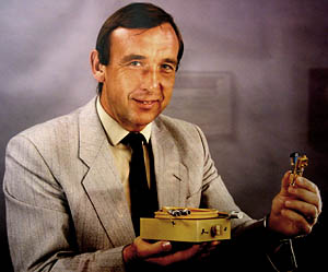 Early Photo of Clearaudio Owner and Designer Peter Suchy