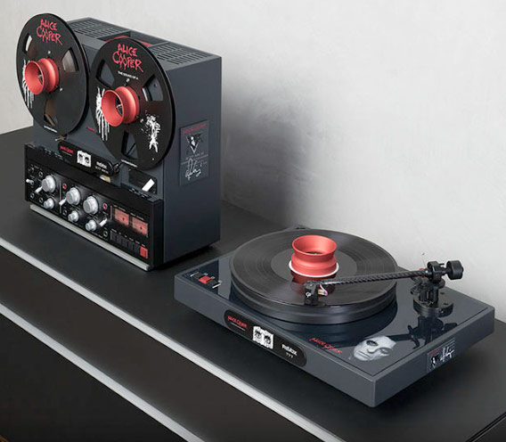 Revox Offers Alice Cooper Limited Edition Reel-To-Reel And Turntable Assessment Review