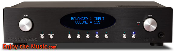 Rogue Audio RP-9 Vacuum Tube Stereo Preamplifier Review