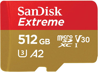 SanDisk 512GB Extreme MicroSDXC