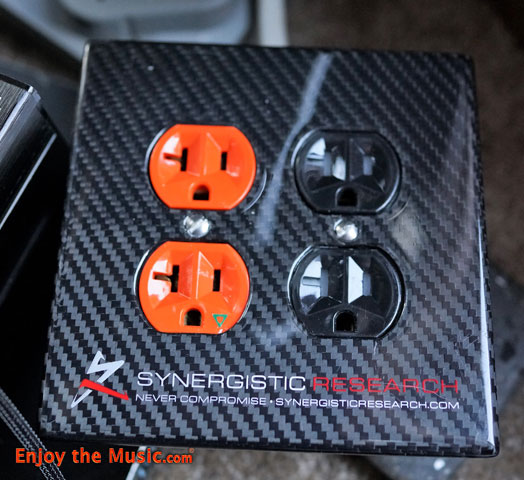 Synergistic Research Tweakfest With the Orange Duplex, Carbon Fiber Duplex Cover, Tranquility Pod, MiG SX footers and Ground Block. Review By Rick Becker
