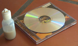 Polished CD With Telltale Rainbow Reflections